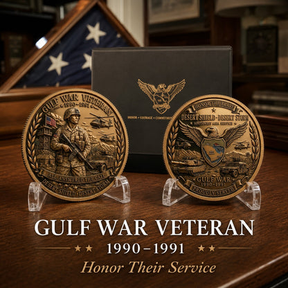 🔥LAST DAY 49 % OFF - Gulf War Veteran Commemorative Coin