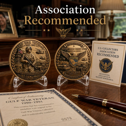 🔥LAST DAY 49 % OFF - Gulf War Veteran Commemorative Coin