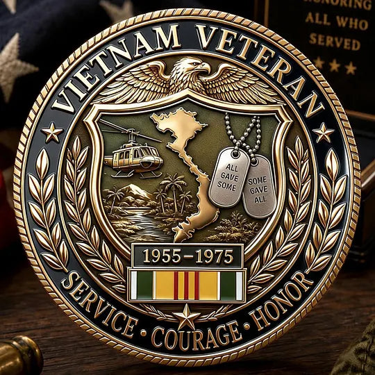Vietnam Veteran Welcome Home Commemorative Metal Medal