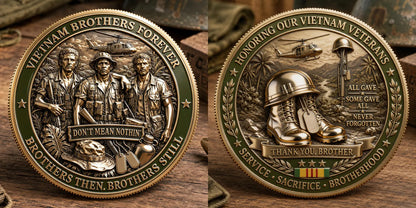 Vietnam Brothers Forever Commemorative Metal Medal