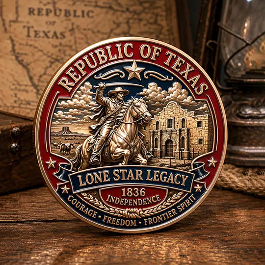 Republic of Texas 1836 Commemorative Metal Medal