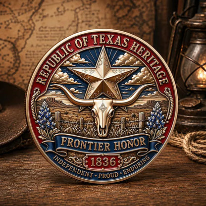 Republic of Texas 1836 Commemorative Metal Medal