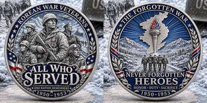 Korean War Veterans 1950-1953 Commemorative Metal Medal