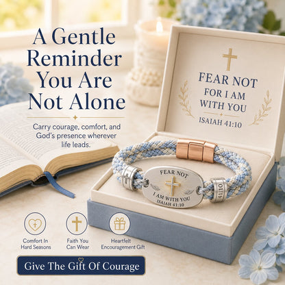🔥 ✝️ Christian Scripture Faith Bracelet Collection | 6 Meaningful Bible Verse Designs with Raised Gold Cross & Magnetic Clasp   💗✨