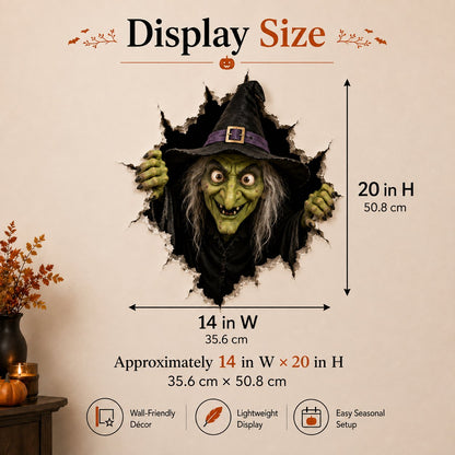 🔥 Last Day 50% OFF - Halloween Break-In 3D Wall Decals