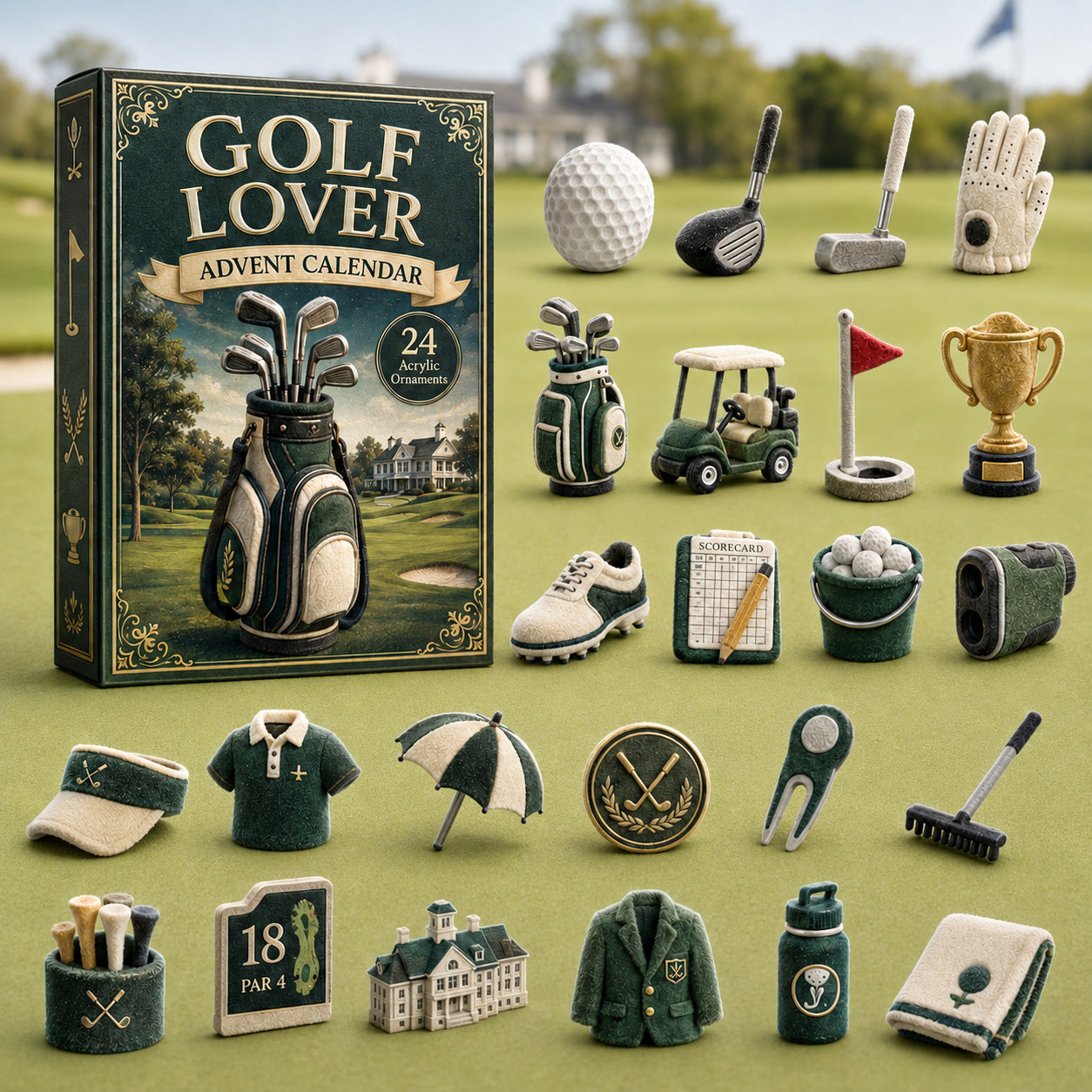 Golf Lover Advent Calendar 2026 - 24-Day Festive Countdown