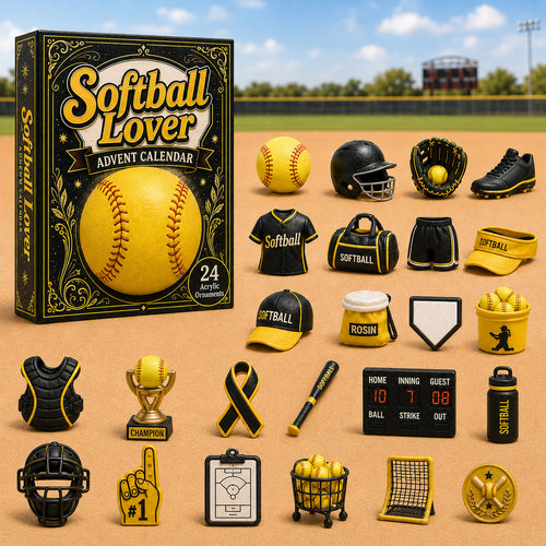 Softball Lover Advent Calendar 2026 - 24-Day Festive Countdown