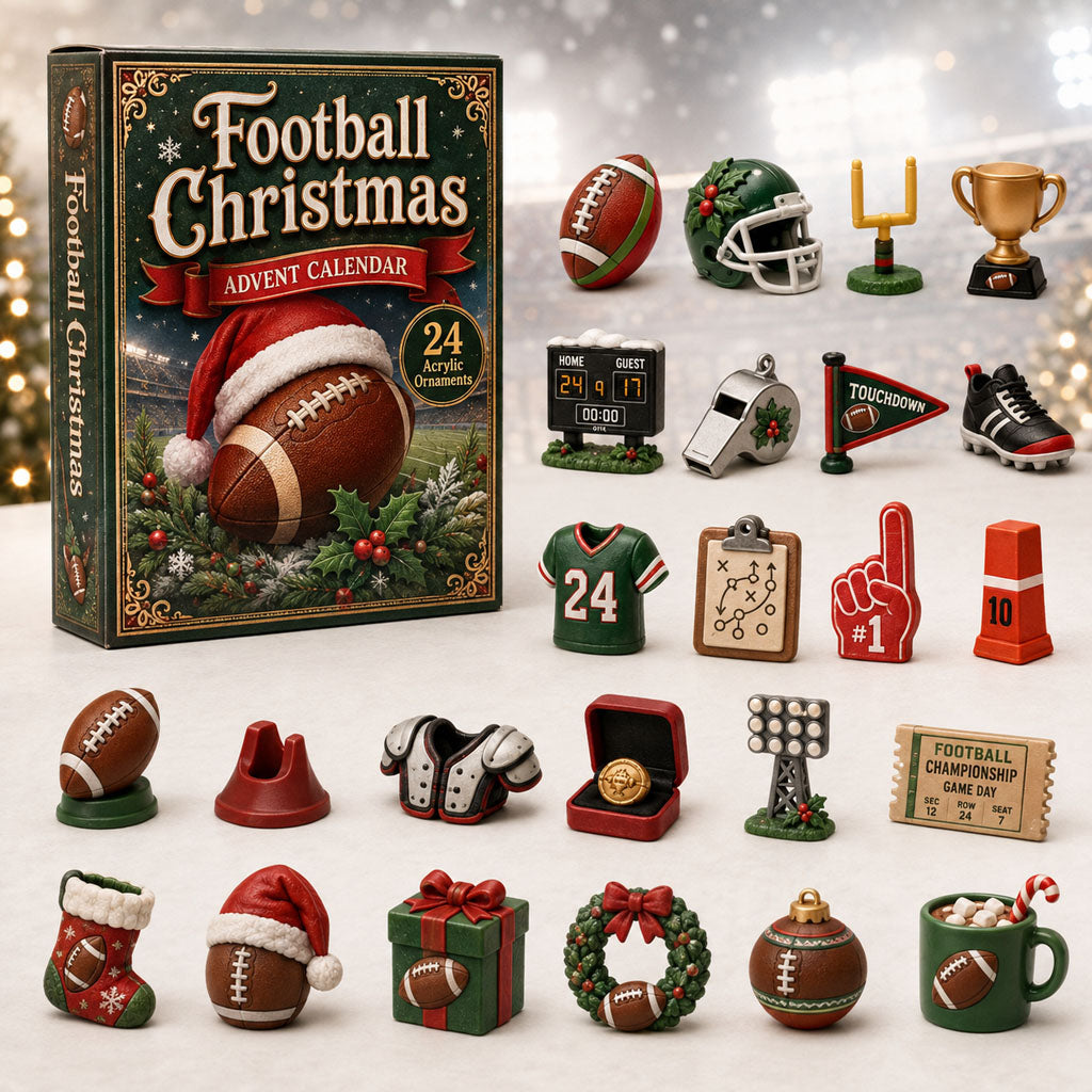 Football Christmas Advent Calendar 2026 - 24-Day Festive Countdown