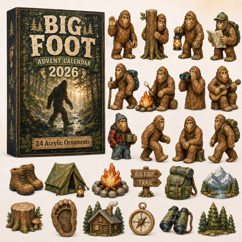 Camping Big Foot Advent Calendar 2026 - 24-Day Festive Countdown