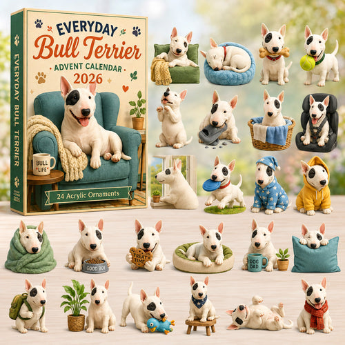 Everyday Bull Terrier Advent Calendar 2026 - 24-Day Festive Countdown