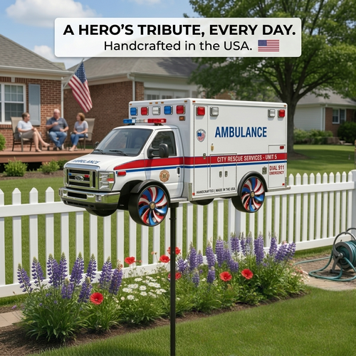 🏆Last Day Promo: 49% OFF 🎖️Ambulance Garden Wind Spinner Limited Edition