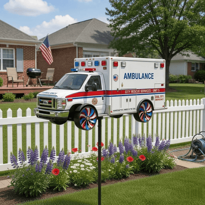 🏆Last Day Promo: 49% OFF 🎖️Ambulance Garden Wind Spinner Limited Edition