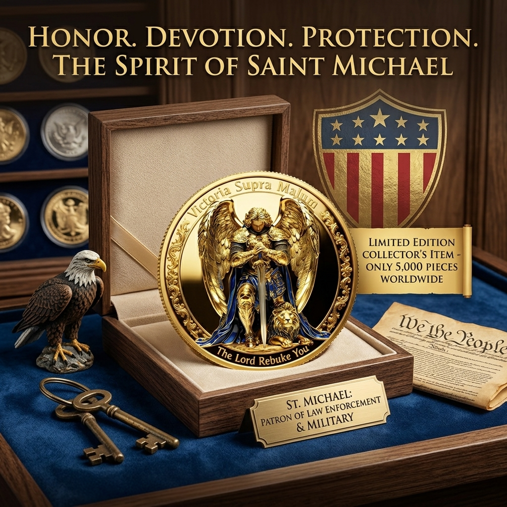 🏆Flash Sale 49% OFF - St. Michael the Archangel – “Victory Over Evil” Commemorative Coin