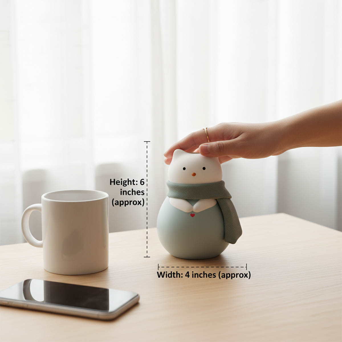 🔥Hot Sale 49%OFF - The "Cozy Kitty" Ceramic Vase – A Little Hug for Your Home 🐱💙