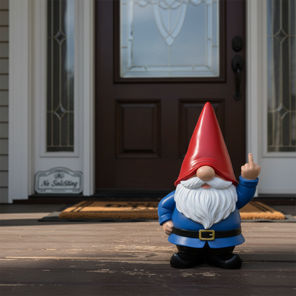 🔥Hot Sale 49% OFF -The Grumpy Guardian: Rude Middle Finger Gnome (Classic & Patriot Editions)