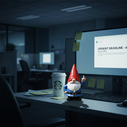🔥Hot Sale 49% OFF -The Grumpy Guardian: Rude Middle Finger Gnome (Classic & Patriot Editions)