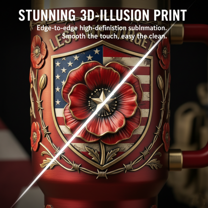 The "Lest We Forget" Patriotic Premium Tumbler - Land of the Free