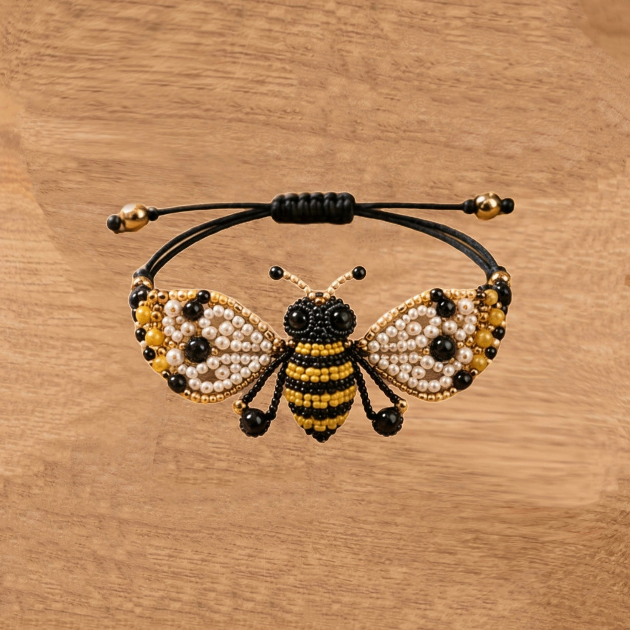 Artisan Handmade Spirit Animal Beaded Bracelet – Nature-Inspired Boho Macrame Jewelry for Women, Adjustable Fit