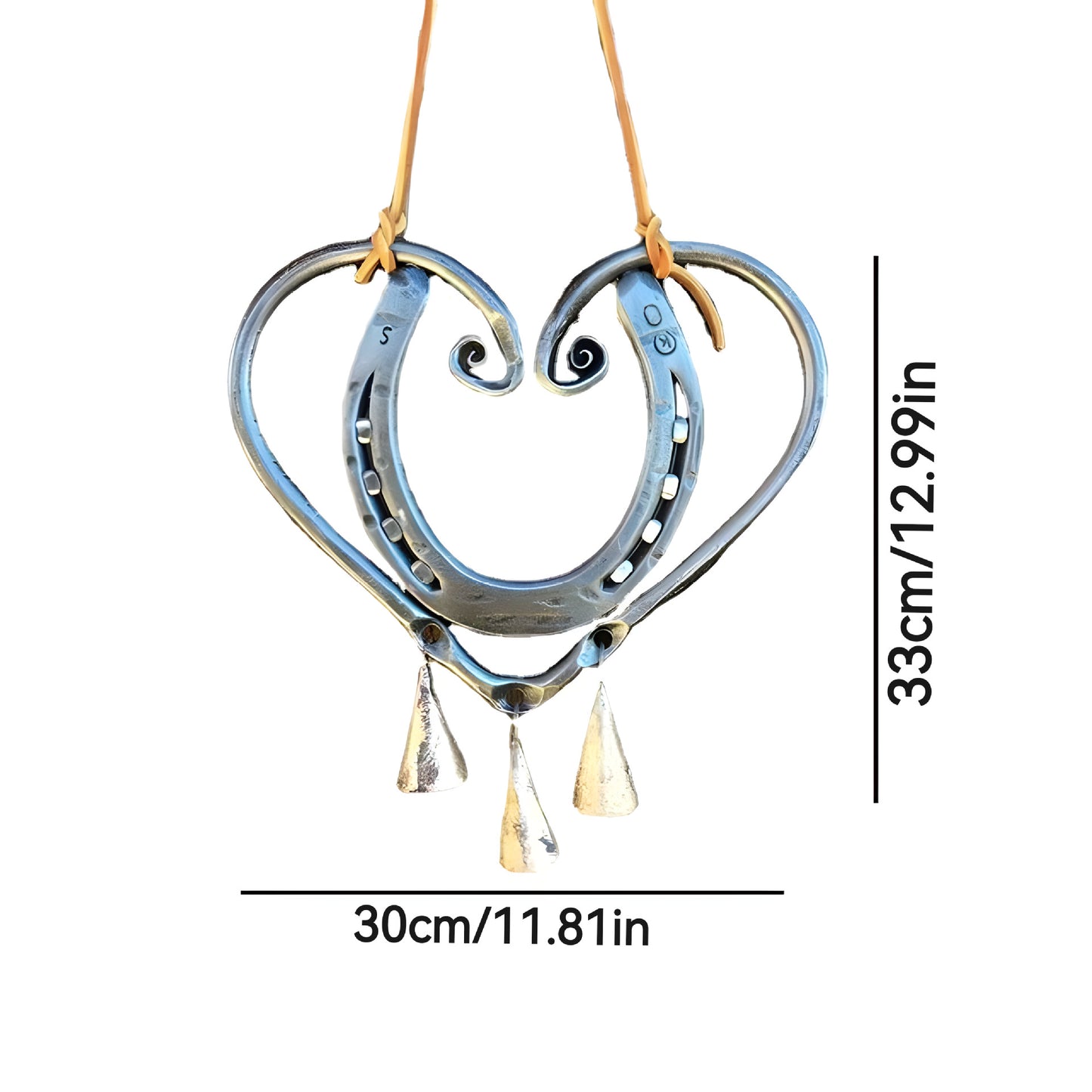 The Horseshoe Heart Wind Chime ❤🐎