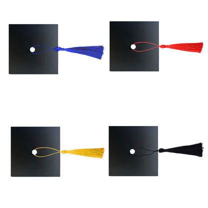 Graduation Cap Favor Toppers, Cardstock Mini Hats with Tassels, Class of 2026 Party Favors