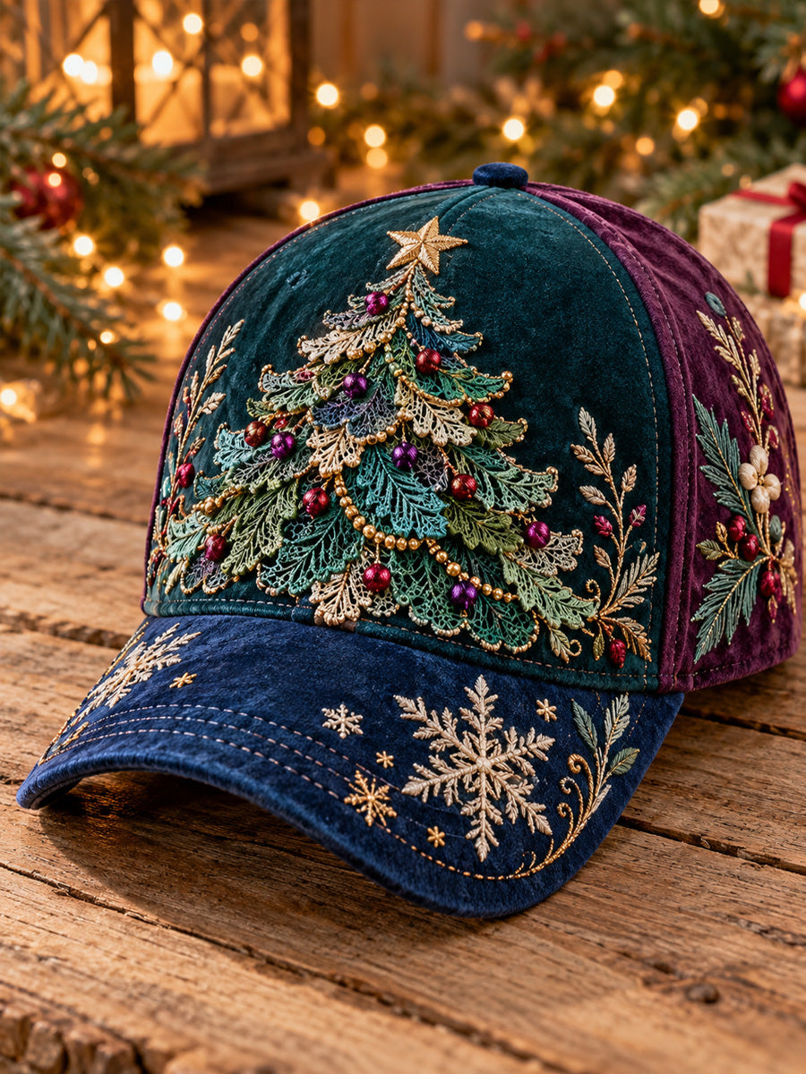 Christmas Art Vintage Casual Baseball Cap