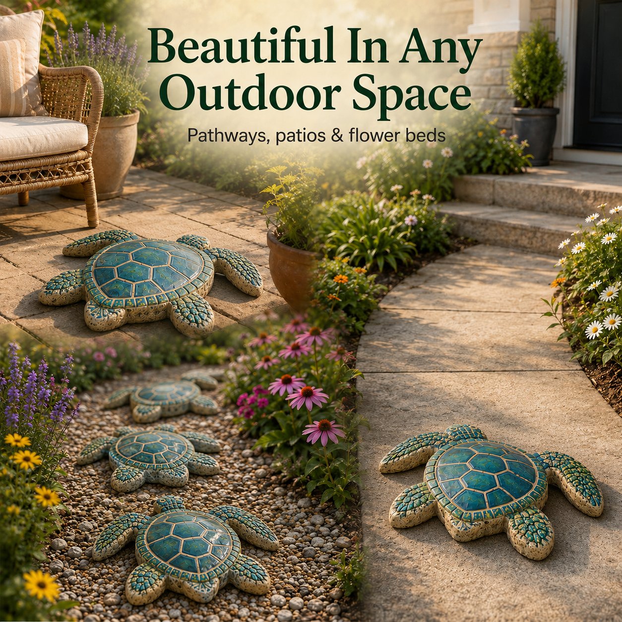 💥 LAST DAY 50% OFF - 🌊 Reusable Ocean Theme Garden Art Mold – Make Your Garden Truly One of a Kind