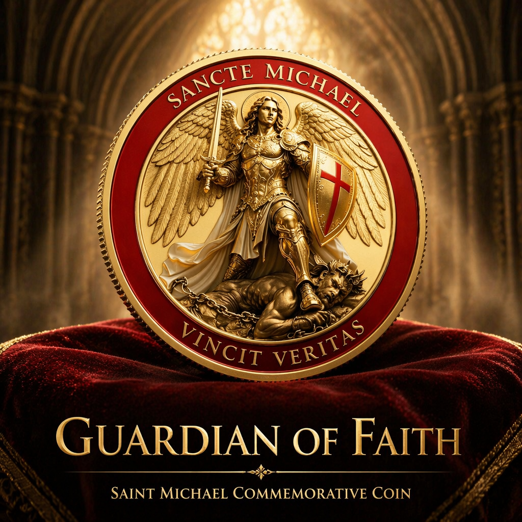 🏆Flash Sale 49% OFF - St. Michael the Archangel – “Victory Over Evil” Commemorative Coin