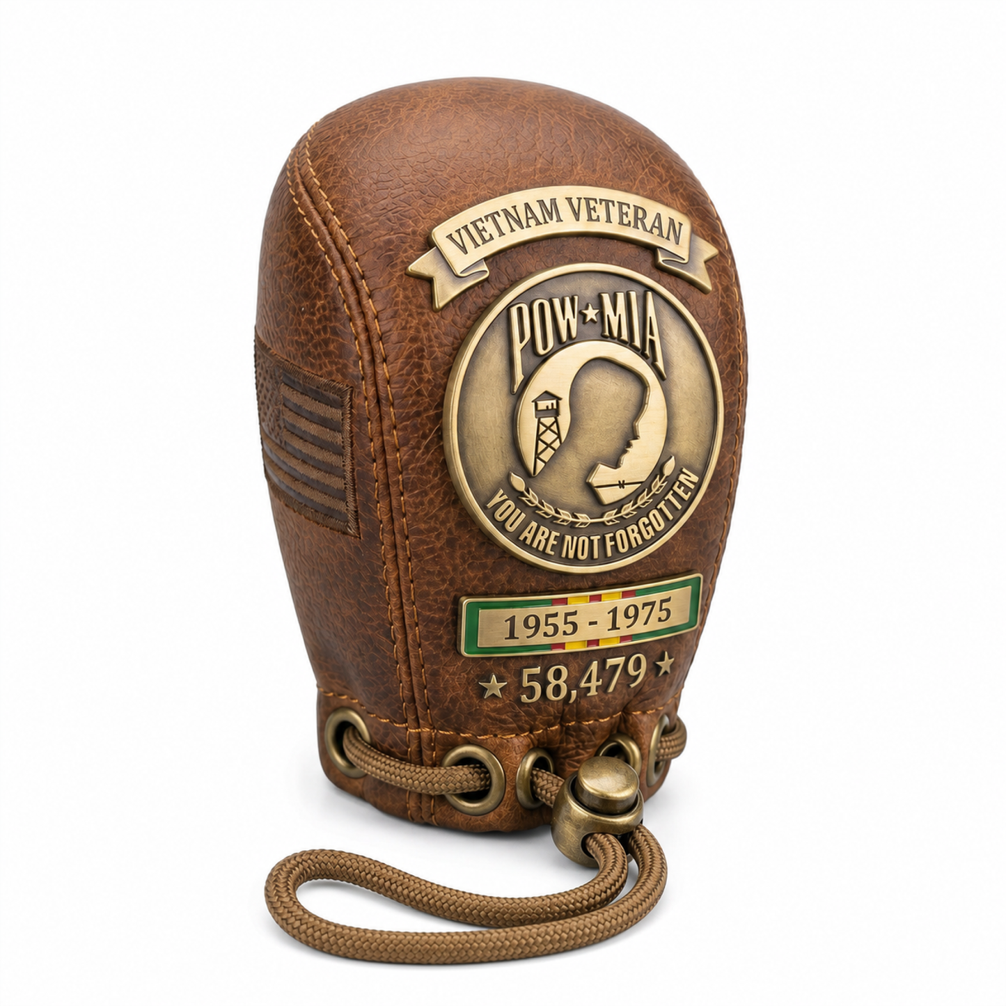 Honor & Remember: Premium POW-MIA Vietnam Veteran Gear Shift Cover 🇺🇸 (3 Colors)