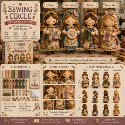 Last Day:49% OFF🧵 Tiny Worlds Collection – Patchwork DIY Kit Series