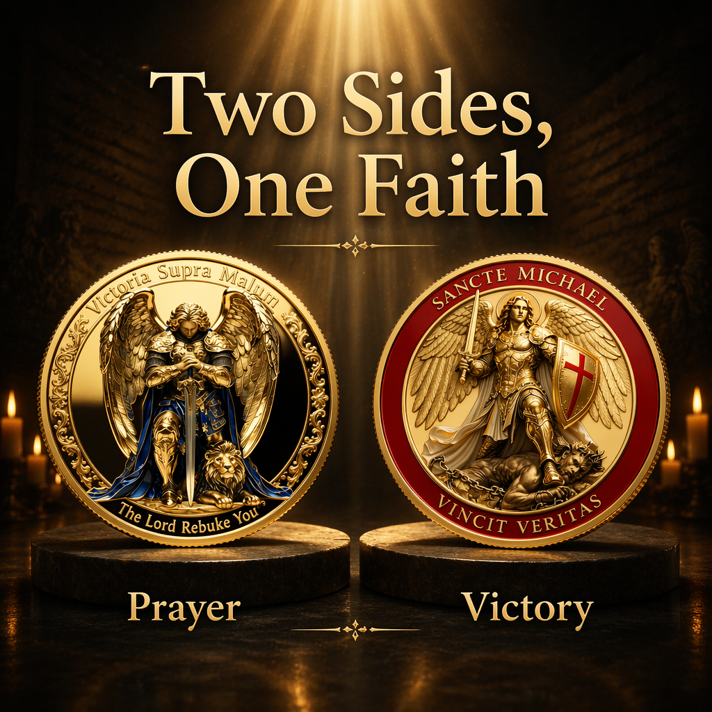 🏆Flash Sale 49% OFF - St. Michael the Archangel – “Victory Over Evil” Commemorative Coin