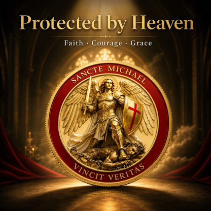 🏆Flash Sale 49% OFF - St. Michael the Archangel – “Victory Over Evil” Commemorative Coin