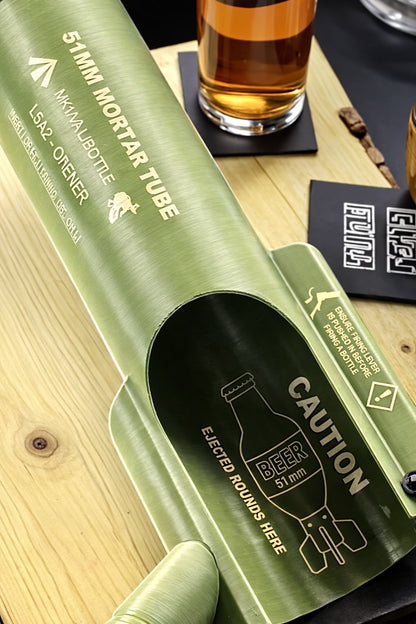 🚀 51mm Beer Bottle Mortar Bottle Opener 🍻– Novelty Cap-Launching Desk & Bar Accessory🔥Buy 2 Free Shipping