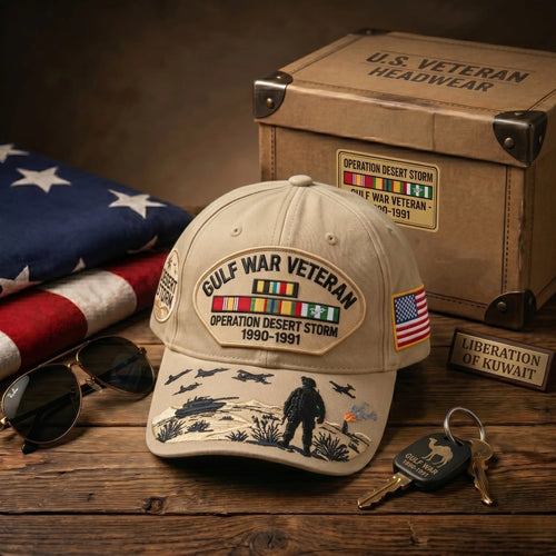 🎁🇺🇸 Last Day Promo: 49% OFF 🎖️ - Gulf War Veteran Tribute Cap