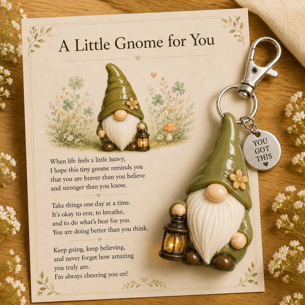 💖 Emotional Support Keychain Collection – A Tiny Reminder You’re Doing Better Than You Think