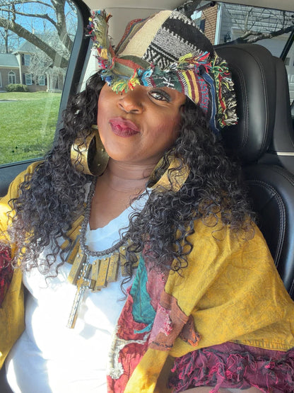 🔥Last Day 49% OFF - 🎩Frayed Patchwork Bucket Hat(✨Shapeable Brim One-of-a-Kind Style}