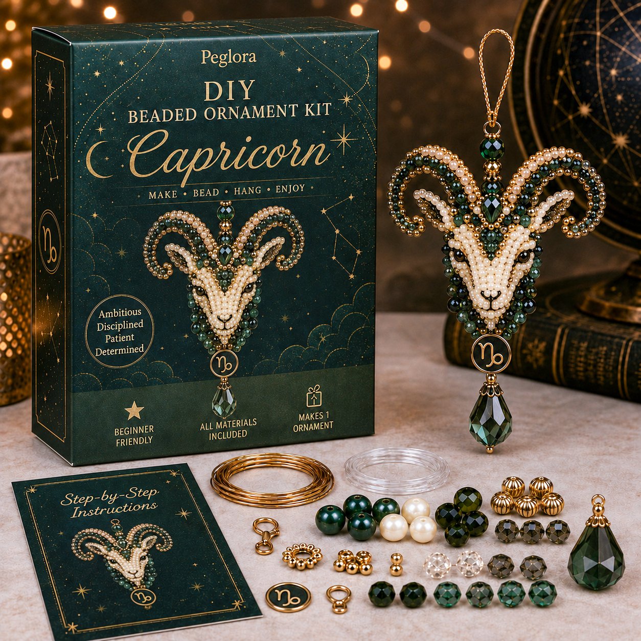 ✨ Zodiac Blessing Beaded Ornament DIY Kit