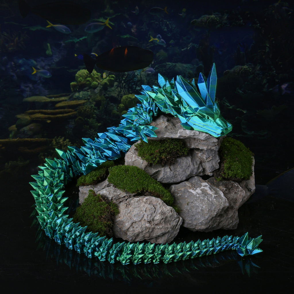 🔥Last Day Promotion-70% OFF 💥🐉3D-Printed Articulated Crystal Dragon