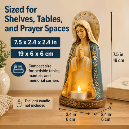 ✝️🕯Jesus & Virgin Mary Prayer Candle Holder