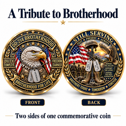 DD-214 Brotherhood Veteran Commemorative Medal