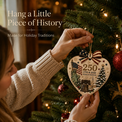 🎄250th Anniversary of America × Christmas Ornament