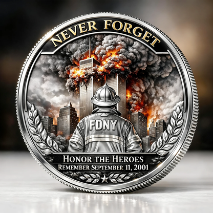 ❤️Last Day 49% OFF - 9/11 Never Forget – 25th Anniversary Commemorative Coin