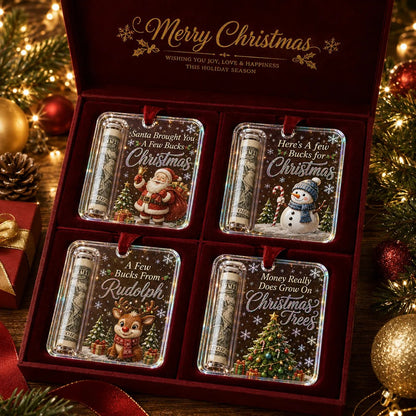 🔥LAST DAY 50% OFF - 🎄Christmas Cash Gift Ornament- Make Cash Feel Like A Real Christmas Gift💵