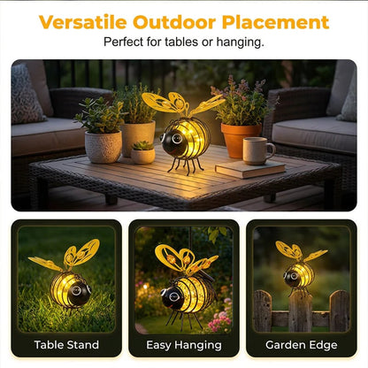 🌙🍃🪴 LIMITED-TIME 49% OFF! Hanging Solar Bee Light – Warm Amber Glow, Flicker-Free, Perfect for Garden Parties, Camping, or Kids’ Rooms – Spread Joy Day and Night 🌞🌜