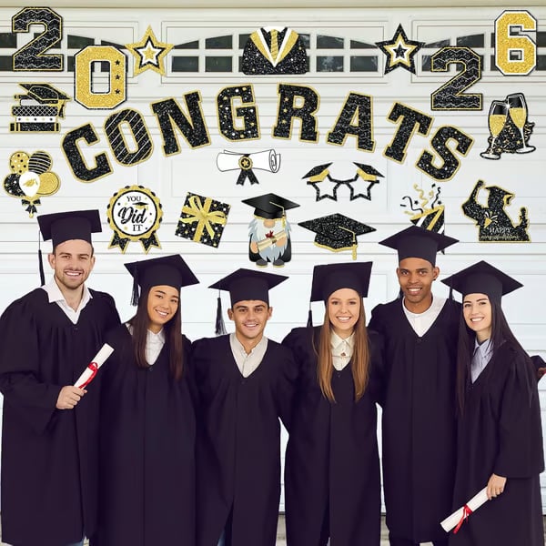 🎓 2026 Grad Car Magnets 🧲 – 30-Piece Set for Celebration Decor (Cars, Fridges & More)