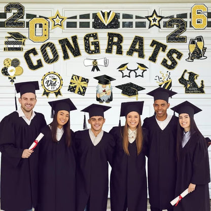🎓 2026 Grad Car Magnets 🧲 – 30-Piece Set for Celebration Decor (Cars, Fridges & More)