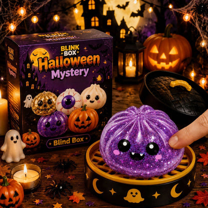 🌟Cute Halloween scary ghost squeeze toy set