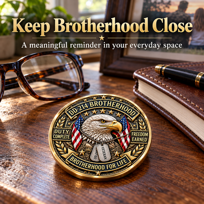 DD-214 Brotherhood Veteran Commemorative Medal