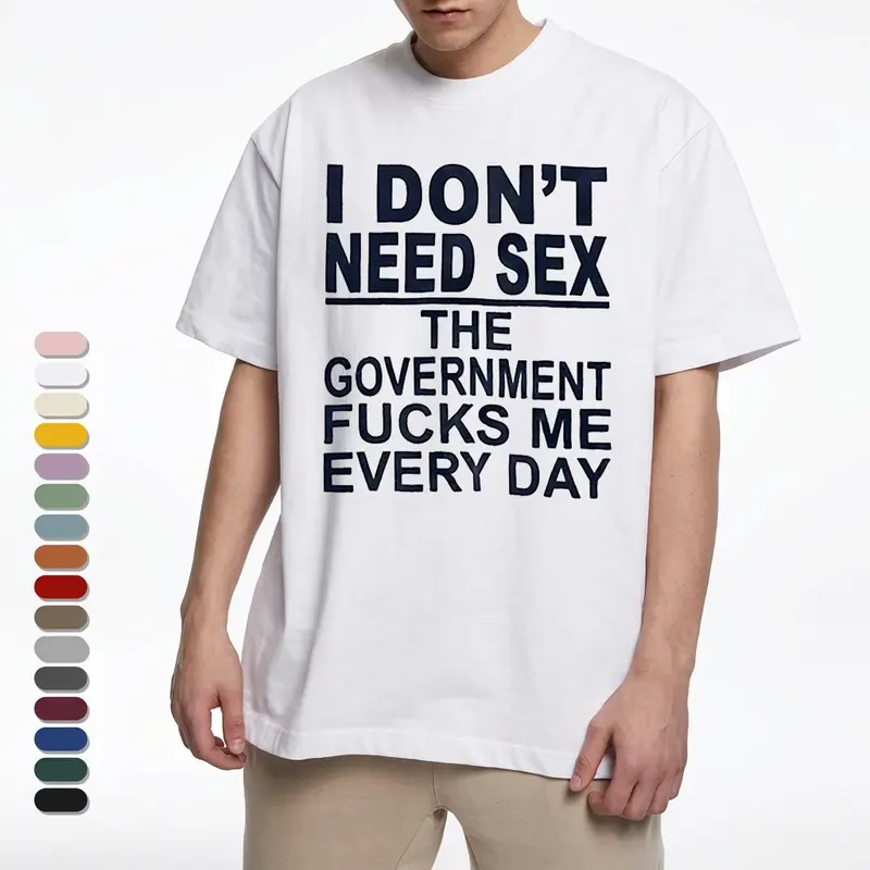🔥LAST DAY 49% OFF-Gov Fk Me Every Day T-Shirt, Graphic Round Neck Shirt