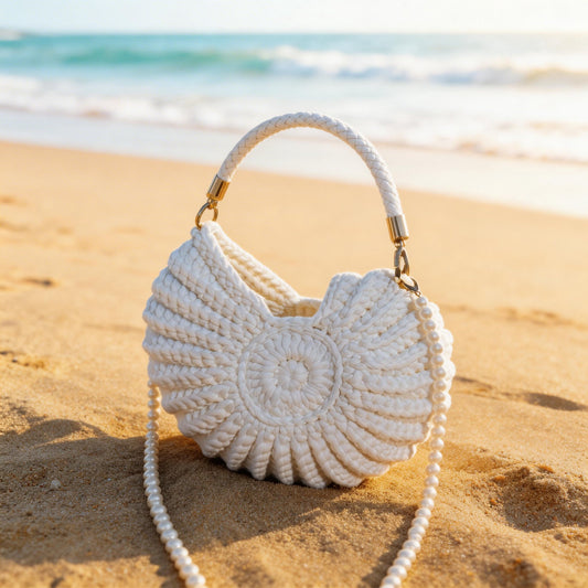 💝Mother's Day Coming Soon: 49% OFF💥 - Crochet Shell Bag(100% Handmade)🐚