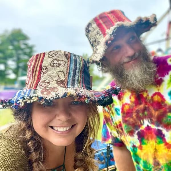 🔥Hot Sale 49% OFF - 🎩Frayed Patchwork Bucket Hat(✨Shapeable Brim One-of-a-Kind Style)